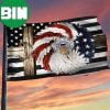 Curly Maltese And American Flag Dog Patriotic Independence Day 4Th Of July Home Decor 2 Sides Garden House Flag