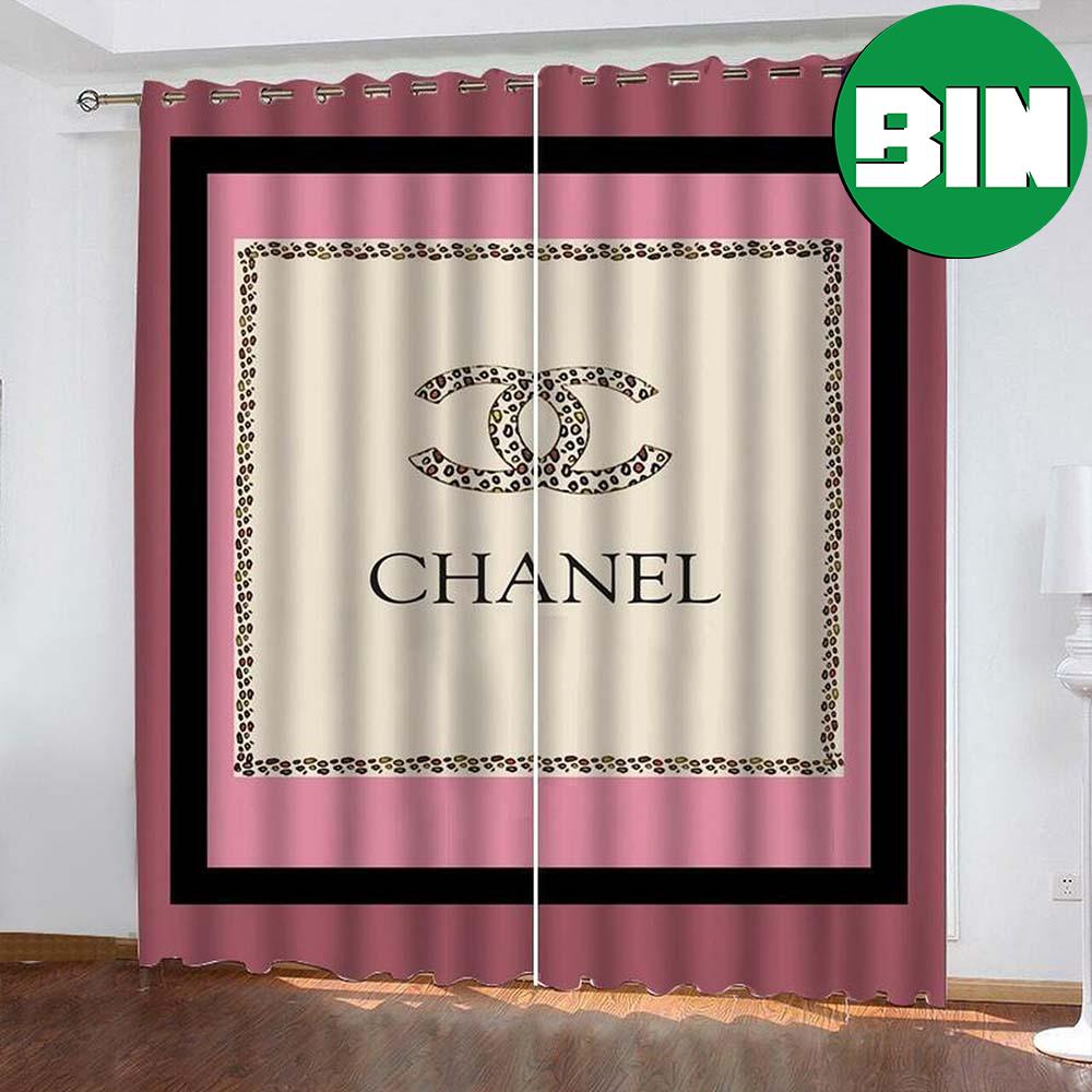 Coco Chanel Fashion Luxury Brand Home Decor Window Curtain - Binteez