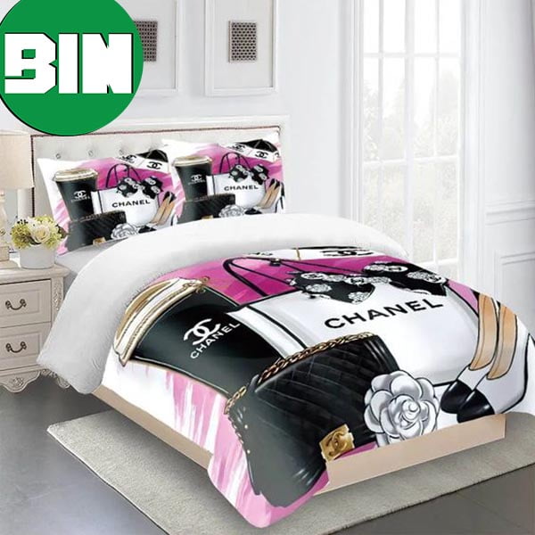 Coco Chanel Fashion Set Home Decor Bedding Set - Binteez