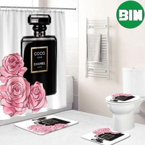 Chanel Fashion Logo Limited Luxury Brand Bathroom Set - Binteez