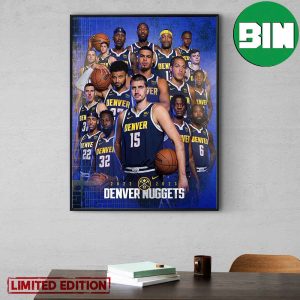 Congratulations Denver Nuggets On Winning The NBA Finals 2023 Home Decor Poster-Canvas