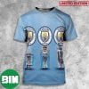 Manchester City Is Champions Of Europe Congrats Winner UEFA Champions League 2023 3D T-Shirt