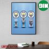Manchester City Is Champions Of Europe Congrats Winner UEFA Champions League 2023 Home Decor Poster-Canvas