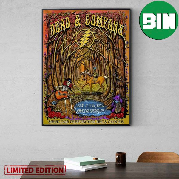 Dead And Company At Saratoga Performing Arts Center June 17 18 2023 New York Home Decor Poster Canvas