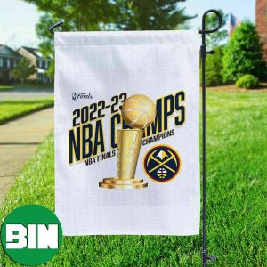 Denver Nuggets Fanatics Branded 2023 NBA Finals Champions Floater Trophy House-Garden Flag