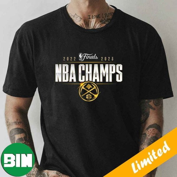 Denver Nuggets Fanatics Branded 2023 NBA Finals Champions Triple Threat Rooster Fan Gifts T-Shirt