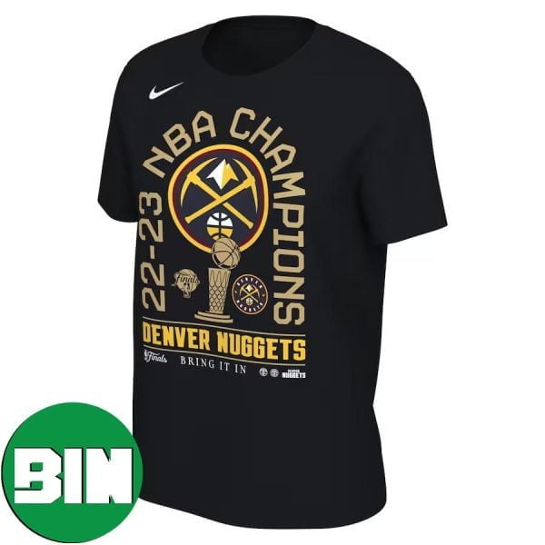 Denver Nuggets Nike 2023 NBA Finals Champions Locker Room Fan Gifts T-Shirt