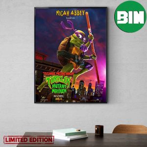 Donnie Teenage Mutant Ninja Turtles Mutant Mayhem TMNT Movie Home Decor Poster Canvas