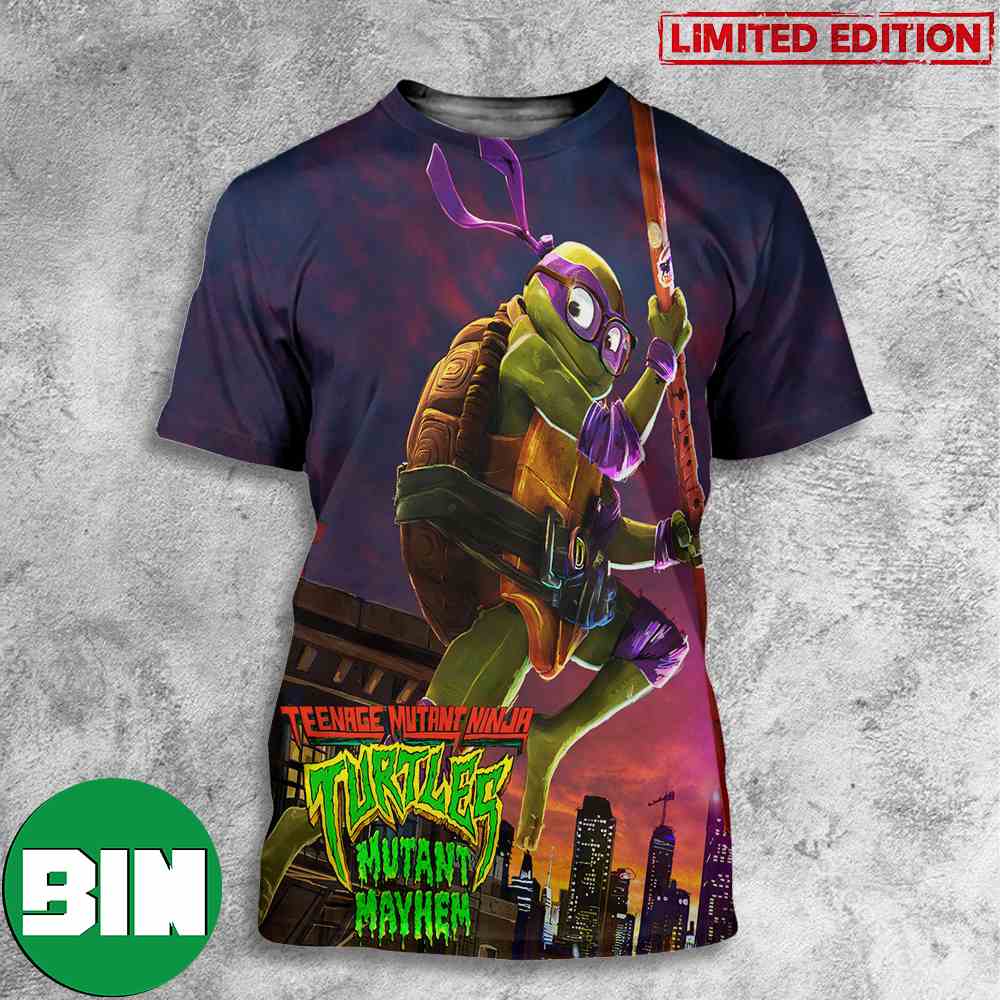 Teenage Mutant Ninja Turtles Donnie Unisex Tri-Blend T-Shirt Purple Triblend / Xs