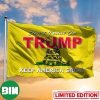 God Guns And Trump Flag 2024 2nd Amendment Right And Support Trump For President Merchandise House-Garden Flag