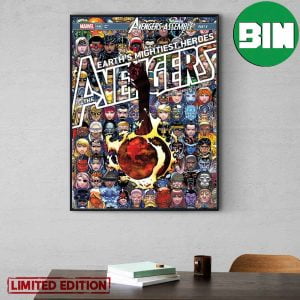 Earth’s Mightiest Heroes Avengers 2018 Issue 66 Marvel Comics Home Decor Poster-Canvas