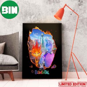 Elemental Movie By Disney And Pixar Home Decor Poster-Canvas