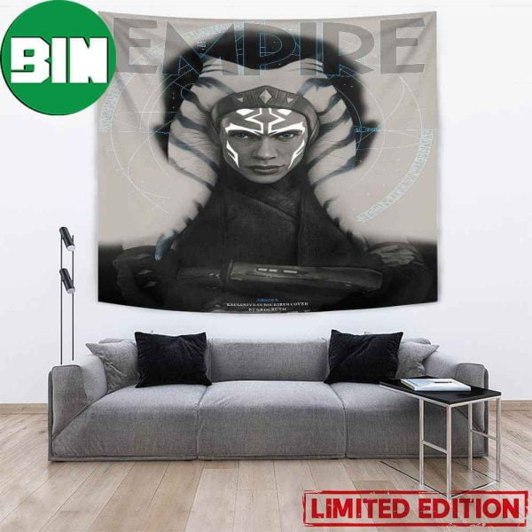 Empire Magazine Cover Ahsoka Poster Movie Wall Decor Tapestry