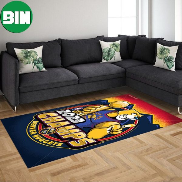 Eric Poole Art Congrats Denver Nuggets Winner NBA Finals 2023 Rug Home Decor