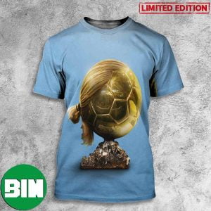 Erling Haaland Ballon d’Or 3D T-Shirt