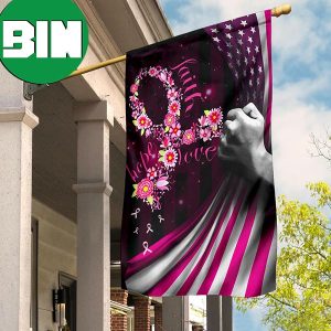 Faith Hope Love Breast Cancer Flag For Breast Cancer Awareness Month Nurse Gift Ideas 2 Sides Garden House Flag