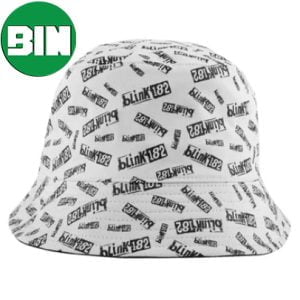 Fan Gifts Blink-182 Black n White Logo Bucket Hat Cap
