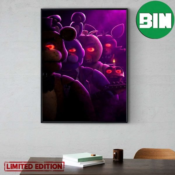 Five Nights At Freedy’s 2023 Movie Home Decor Poster-Canvas