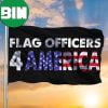 Flag Officers 4 America Flag Our Nation Is In Deep Peril Patriotic Merch Anti-Biden Merchandise 2 Sides Garden House Flag