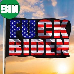 Fuck Biden Flag American Flag Anti Biden Yard Flag Political Decoration Outside 2 Sides Garden House Flag