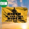 Fuck Biden Flag Joe Biden Biggest IDiot Democrats Ever Nominated Flag Outdoor Hanging Decor 2 Sides Garden House Flag