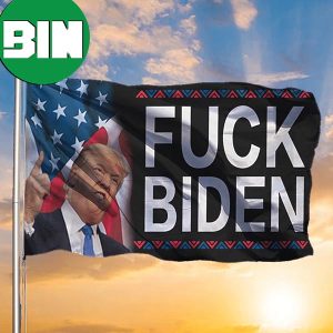 Fuck Biden Flag Support Trump Flag Outdoor Decoration 2 Sides Garden House Flag