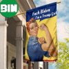 Fuck Joe Biden Flag Funny Parody Anti Biden Lawn Flag Outdoor Hanging Decor 2 Sides Garden House Flag