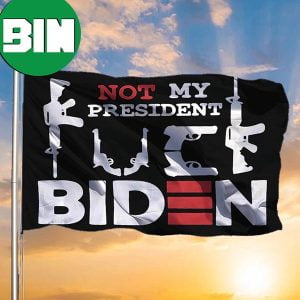 Fuck Joe Biden Flag Not My President Fuck Biden Flag Garden Decor 2 Sides Garden House Flag