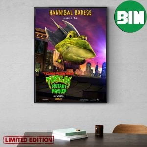 Genghis Frog Teenage Mutant Ninja Turtles Mutant Mayhem TMNT Movie Home Decor Poster Canvas