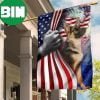 Great Dane Inside American Flag Dog Patriotic Independence Day 4Th Of July Decorations Outdoor 2 Sides Garden House Flag