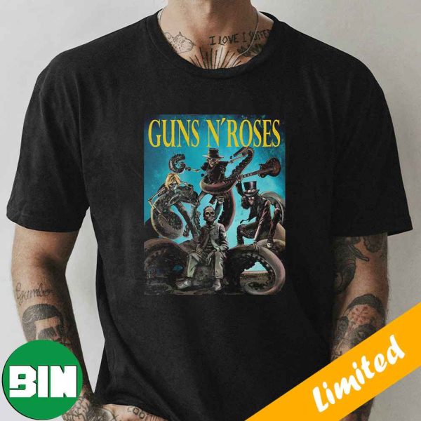 Guns N’ Roses Vigo Spain June 12 2023 World Tour Fan Gifts T-Shirt