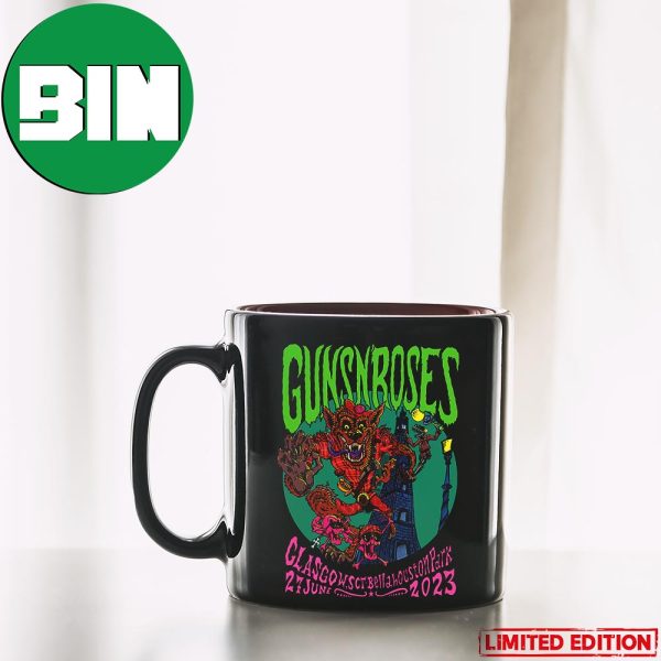 Guns N’ Roses World Tour 2023 Bellahouston Park Glasgow Scotland June 27 Ceramic Mug