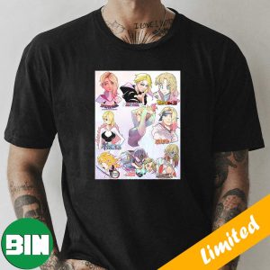 Gwen Stacy Spider Gwen In 9 Manga Art Styles Fan Gifts T-Shirt