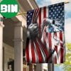 Great Dane Inside American Flag Dog Patriotic Independence Day 4Th Of July Decorations Outdoor 2 Sides Garden House Flag