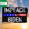 Impeach Biden Flag Old Retro Anti Biden Flag Fuck You Biden Flag Merch 2 Sides Garden House Flag