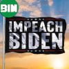 Impeach Biden Flag Old Retro Anti Biden Flag Fuck You Biden Flag Merch 2 Sides Garden House Flag