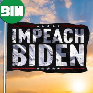 Impeach Biden Flag Vintage Anti Biden Fuck Biden Flag For Sale 2 Sides Garden House Flag