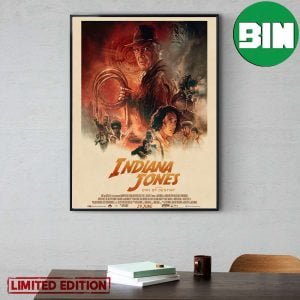 Indiana Jones And The Dial Of Destiny New Movie 2023 Poster Canvas