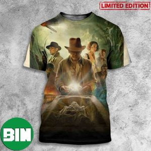 Indiana Jones Dial Of Destiny Exclusive Poster Movie T-Shirt