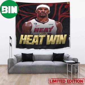 Jimmy Butler And Miami Heat Is Champions Of NBA Finals 2023 Poster Wall Art Decor Tapestry