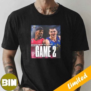 Jimmy Butler vs Nikola Jokic On Game 2 In The NBA Finals T-Shirt