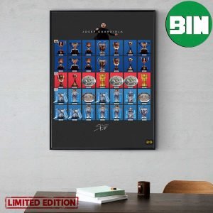 Josep Guardiola Giant Coach Archive Title Home Decor Poster-Canvas