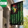 Juneteenth Decorations BLM Be Kind Flag Black African American Flag Outdoor Decor 2 Sides Garden House Flag