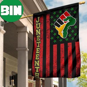 Juneteenth Flag African American Flag Black Freedom Day Banner Juneteenth Decorations 2 Sides Garden House Flag