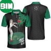 Just Tap In It Funny Black And Green Summer Golf Polo Shirt