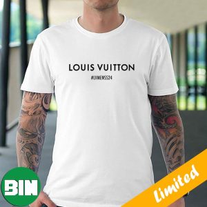 Louis Vuitton Spring-Summer 2024 Show Hastag LVMENSS24 Pharrell Williams Fan Gifts T-Shirt