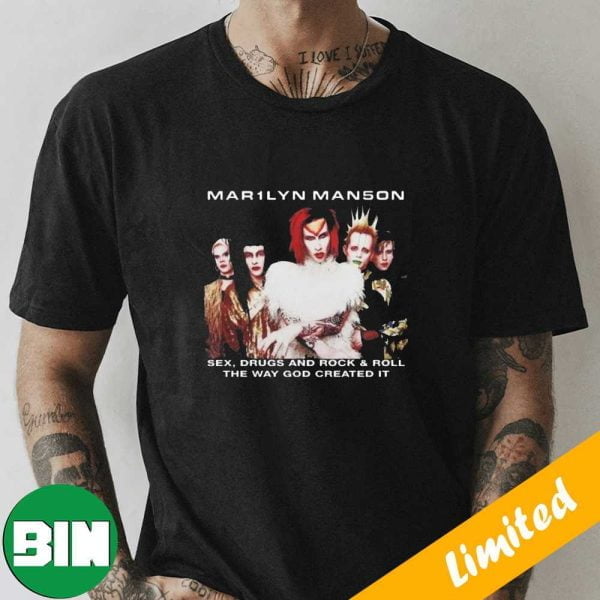 Mar1lyn Man5on Rock Is Dead Tour Fan Gifts T-Shirt