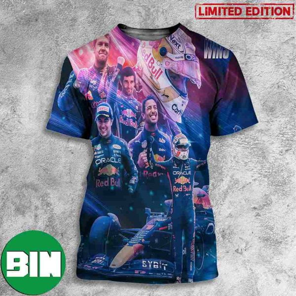 Max Verstappen Brings Home The 100th Win For Red Bull Racing Canadian GP F1 3D T-Shirt