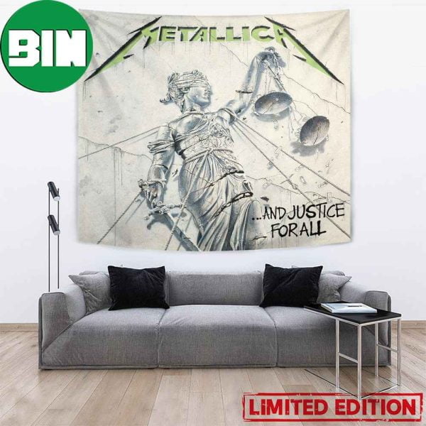 Metallica And Justice For All Poster Wall Art Home Decor Tapestry