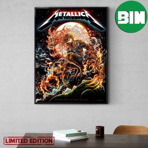 Metallica By Milestsang Ullevi Stadium M72 Gothenburg Suecia Sweden Night Two 18 June 2023 World Tour Home Decor Poster Canvas